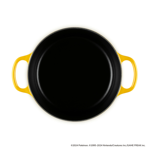 Le Creuset Pokemon Signature Cocotte Ronde 22cm Iridescent knob Nectar JPN 2024 - Picture 14 of 16
