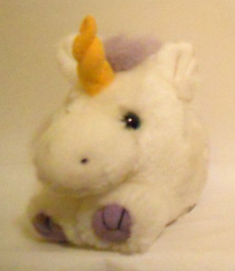 Puffkins UNICORN Pony 4 Inch Stuffed Toy 1994 Swibco (No Hang Tags)
