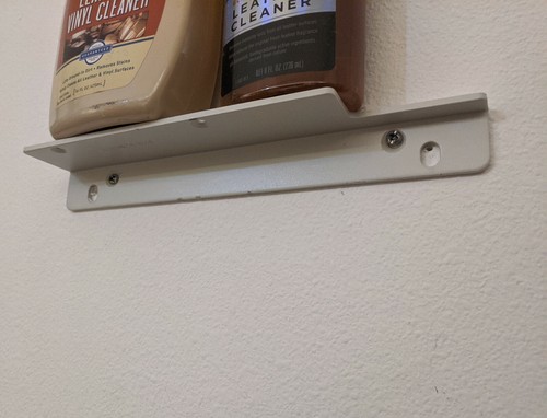 New Lot 6: Heavy Duty Metal L-Shape Bar Brackets: Book/Countertop Shelf Shelving - Picture 8 of 13