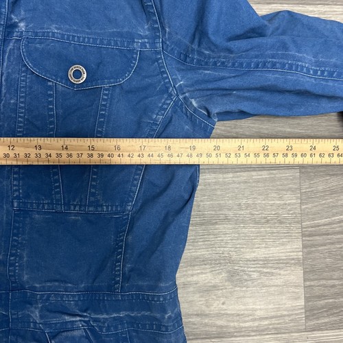 The North Face Denim Jacket Womens Medium Blue Japan Hyvent GTX RARE Gorpcore - Picture 7 of 17
