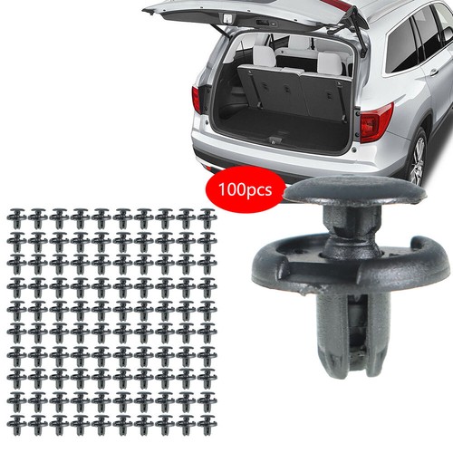 Fender Liner Clips Push Retainer Fit For Honda Civic Accord Acura Integra 100pcs - Picture 10 of 11
