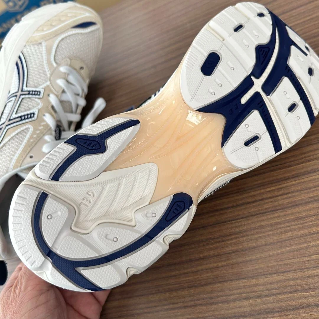 1201A938 250 COSTI Asics GT 2160 Shaoji Avena Indaco Blu Navy Beige Uomo 10