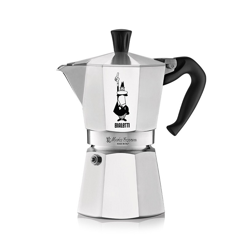 Bialetti Moka Express 1-18 Cup Aluminium Stovetop Coffee Maker