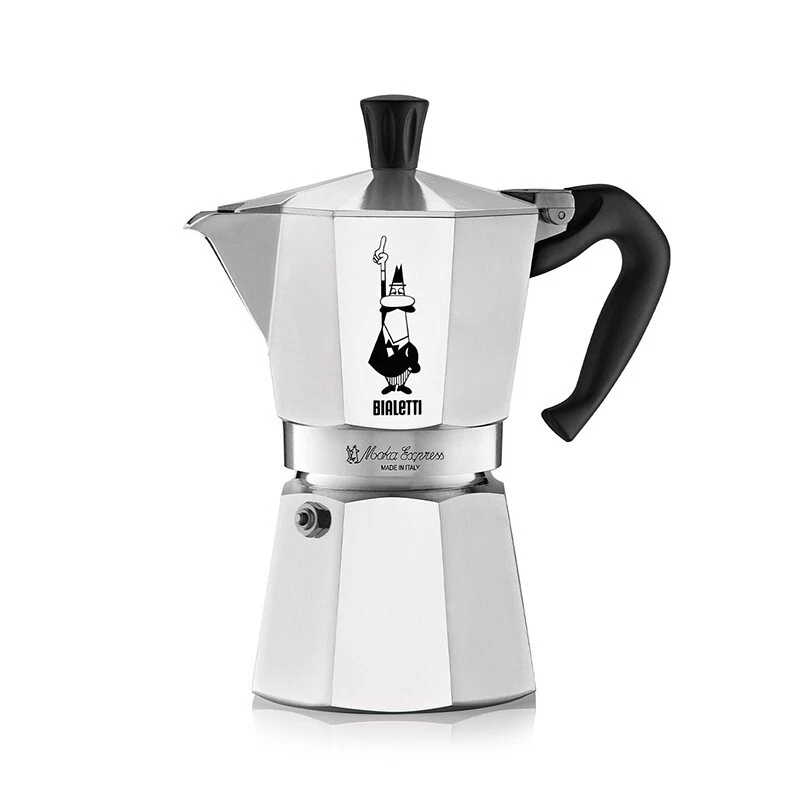 Bialetti Moka Express 1-18 Cup Aluminium Stovetop Coffee Maker Percolator Pot