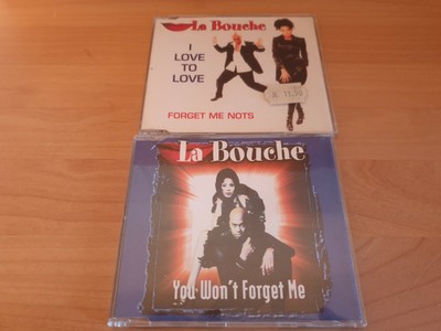 La Bouche - 2 Maxis -  You won't Forget me - I love to Love - aus CD Sammlung 1