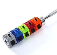 BLACK 2PC Olympic 1-2" Inch Barbell Clamps Quick Release Standard Bar US