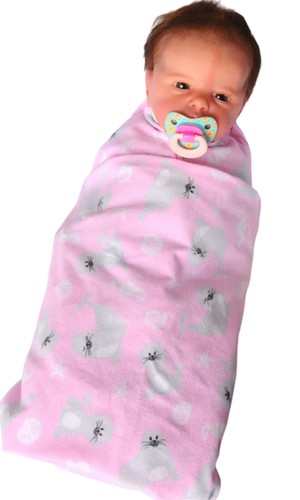 Asciugamani fasciatoio grandi panno per bambini panno fasciatoio per bambini coperta panno sputa panno di flanella - Foto 2 di 3