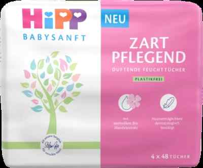 4062300445505 Hipp Zart Pflegend Chusteczki Nawilżone 4 x 48 szt. Hipp