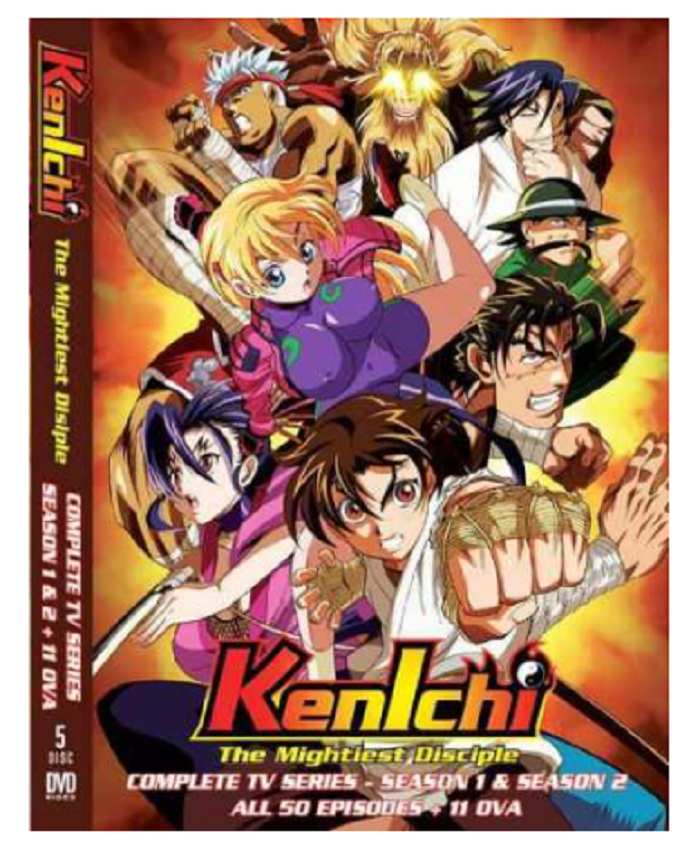 Kenichi: The Mightiest Disciple Season 1-2 (Ep 1-50) + 11 OVA DVD