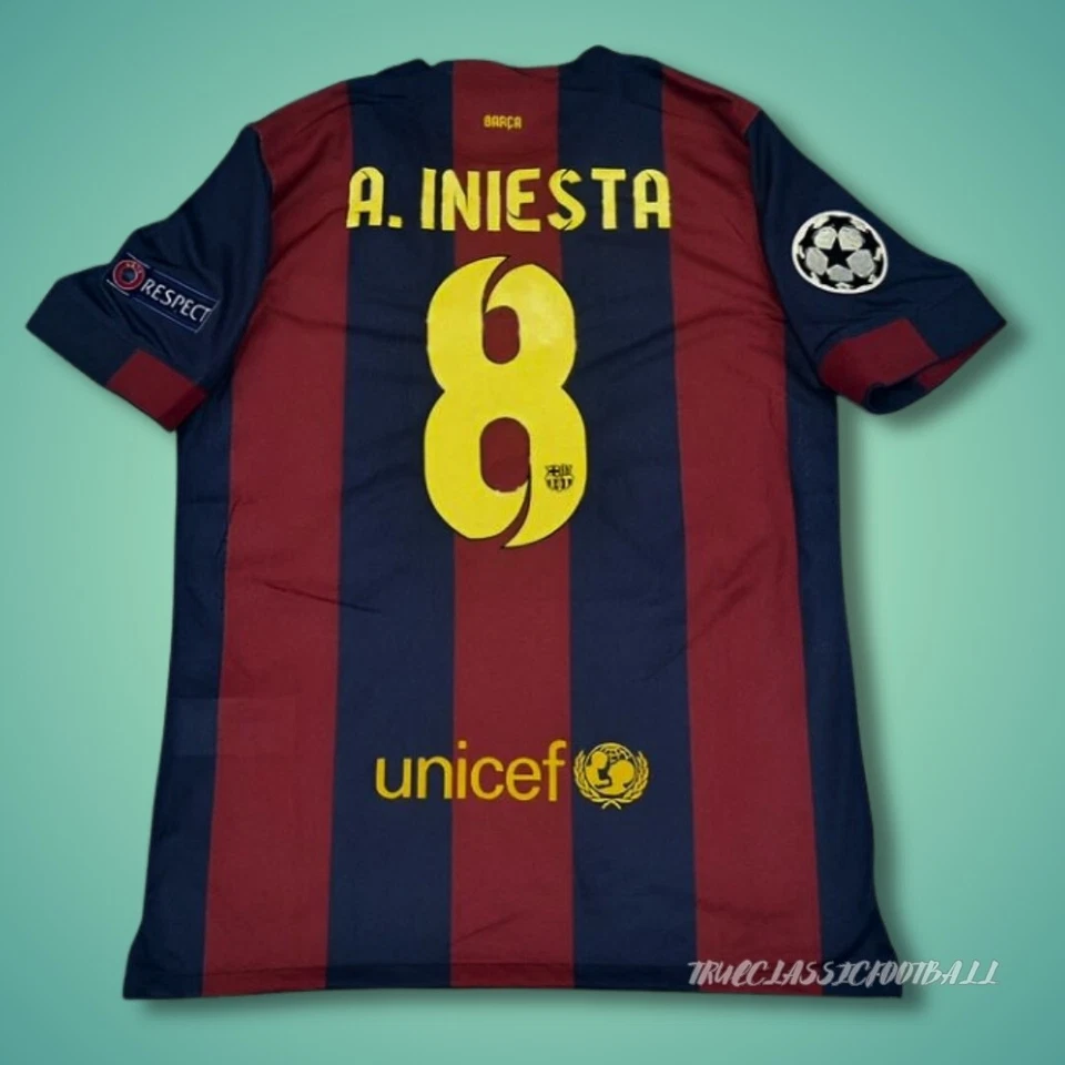 Camiseta manga curta Iniesta #8 FC Barcelona Final Champions League 2014-2015 - Imagem 2 de 4