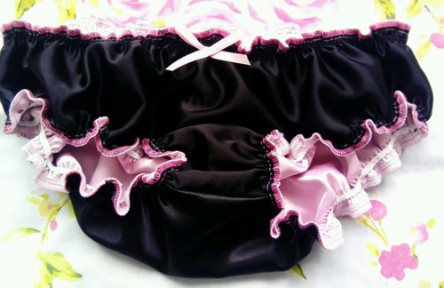 🌸MADE TO ORDER*Double Layered Satin Lined "SISSY KNICKERS" any colour 🌸 - Picture 6 of 6