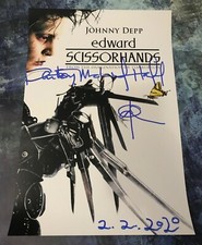 GFA Edward Scissorhands Movie * ANTHONY MICHAEL HALL * Signed 12x18 Photo COA