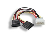 4Pn Molex to Two Sata Power Adptr