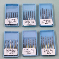 Dental Surgical Tungsten Carbide FG Bur/Endo-Z Burs 28/25mm Kit For High Speed