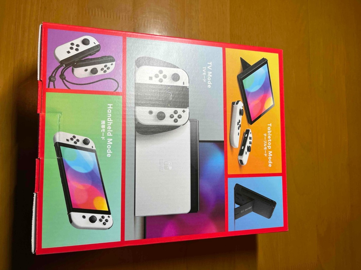 Nintendo Switch OLED model - Neon Red & Neon Blue - for sale 