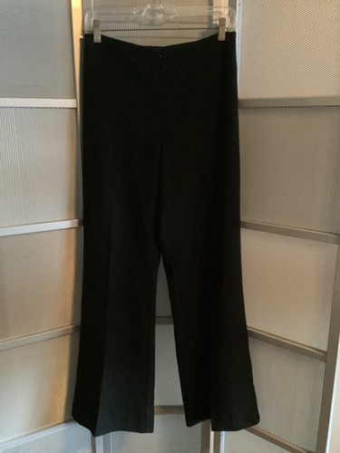 Joseph Ribkoff Black Front Zip wide leg 