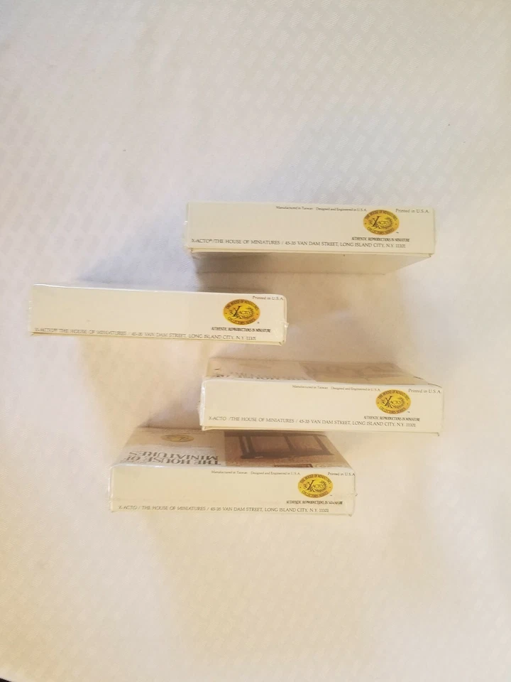 House Of Miniatures lot of 4 vintage Dollhouse Furniture sealed new in box - Image 4 of 4