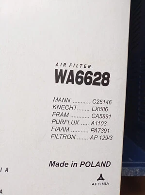 FILTRE A AIR LAND ROVER - Photo 1/2