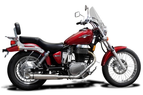Suzuki S40 Boulevard LS650 Savage 16" acero inoxidable punta corte barra 1986-2019 - Imagen 3 de 3