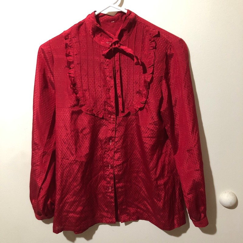 Vintage Button Up Top Sz S 