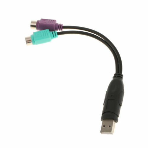 Goobay 50965 Convertitor/Adattatore USB a PS/2, Bianco