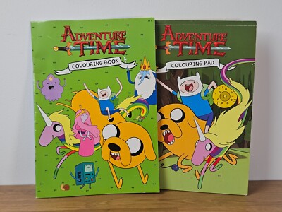 Adventure Time Malbuch-Theworks Duo Sammlerstück Buchkunst Cartoon Netzwerk