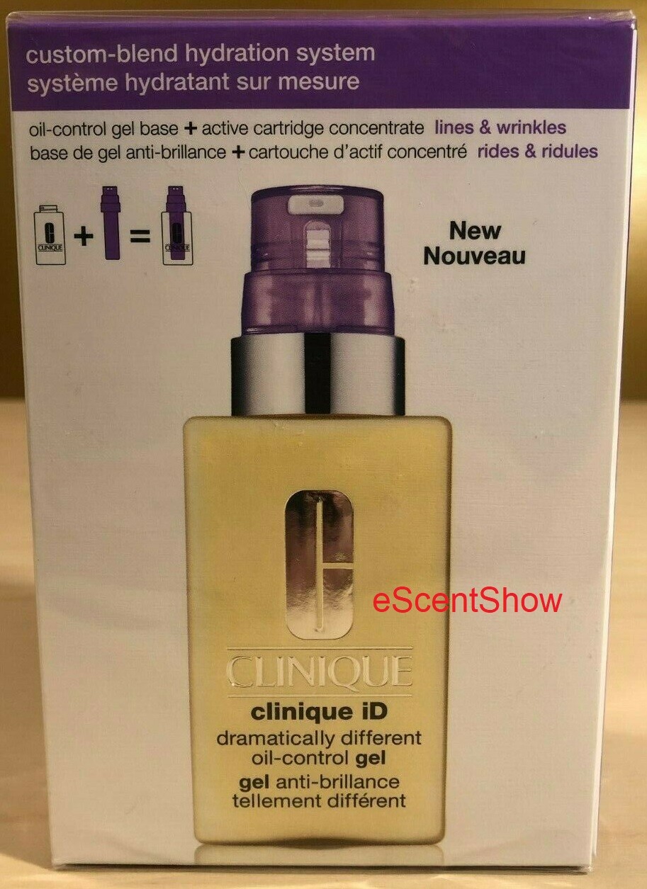 CLINIQUE ID DRAMATICALLY DIFFERENT OIL CONTROL GEL LINES & W