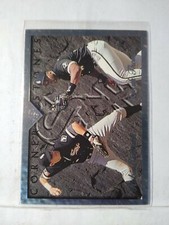 1995 LEAF BASEBALL FRANK THOMAS / ROBIN VENTURA CORNERSTONES CARD #1 MINT F2844