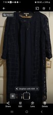 New With Tags Maya Brooke Size 10 Two Pc Dress Jacket Navy Blue Mother Of Bride