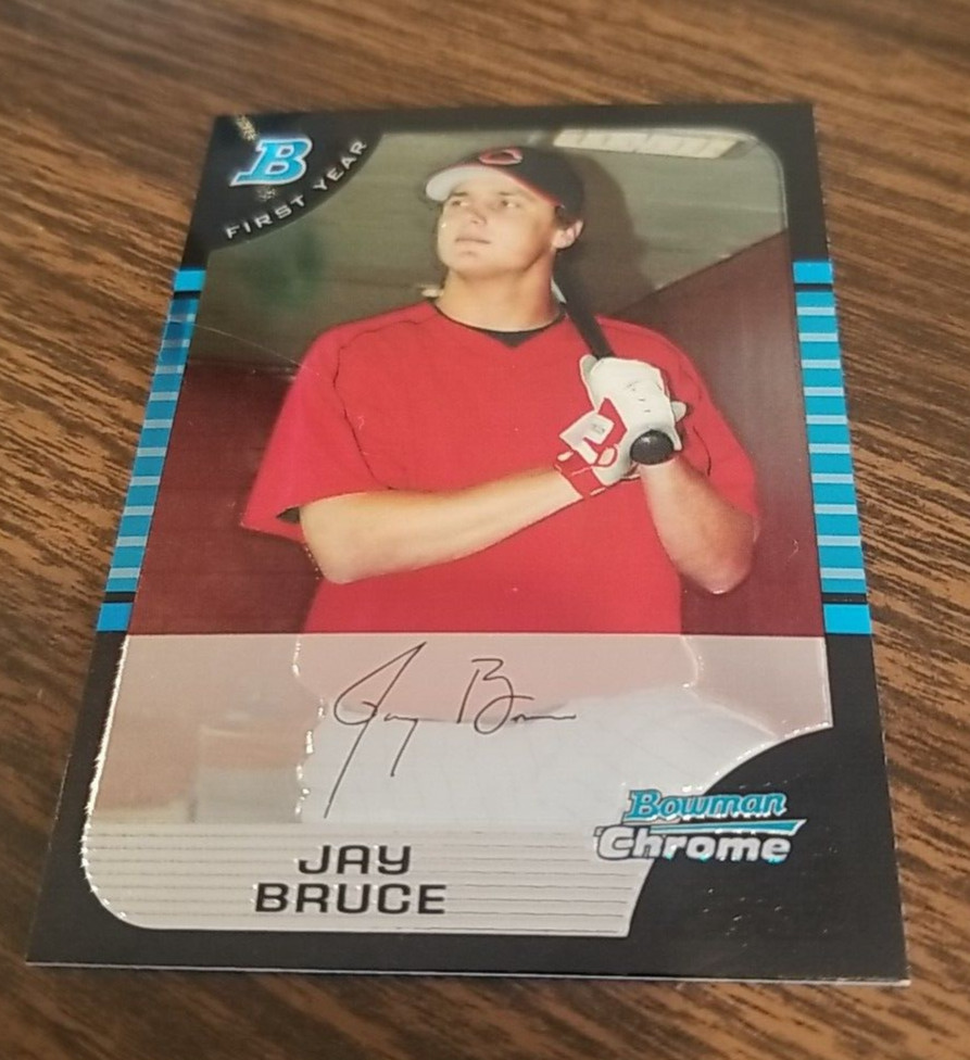 JAY BRUCE 2006 BOWMAN DRAFT BDP-32 CINCINNATI REDS (FIRST PROSPECT CHROME)