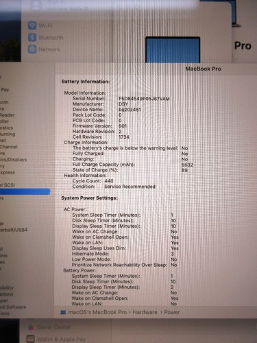 Apple MacBook Pro 15 A1990 2018 i7 2.2GHz 16GB RAM 256GB SSD AMD Radeon Pro 555X - Photo 5/9
