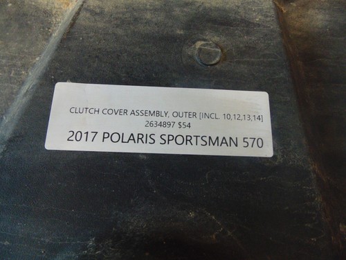 2017 POLARIS SPORTSMAN 570 CHLUTCH COVER ASSEMBLY, OUTER 263489 - Foto 1 di 5
