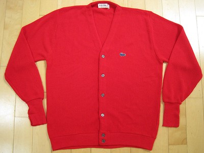 lacoste red sweater