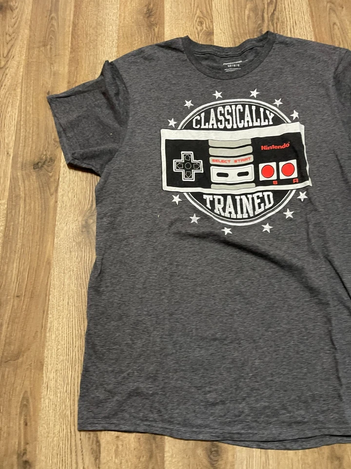 Camisa Nintendo Entertainment System, para hombre talla grande, de entrenamiento clásico Foto 4 de 4