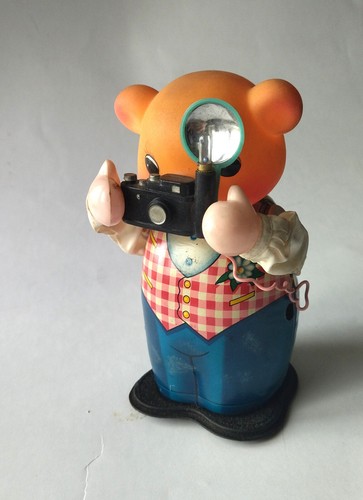 PHOTOGRAPHE JOUET AUTOMATE OURSON boite d'origine