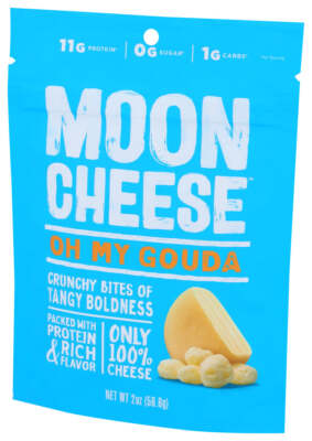 Moon Cheese  Oh My Gouda Crunchy Bites Resealable Bag  2 Oz