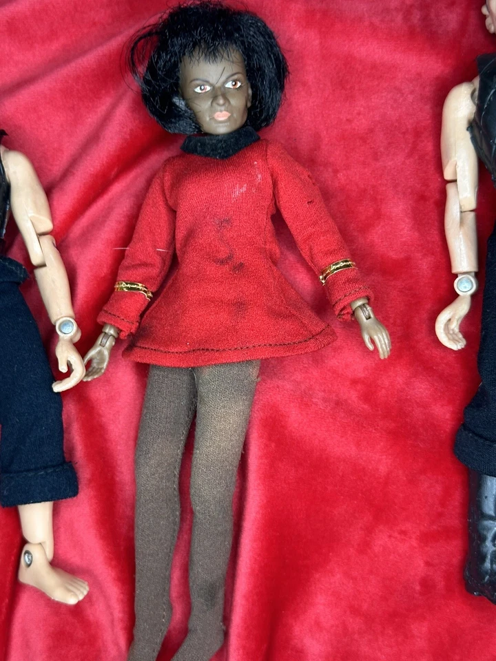 Figura de acción original Teniente Uhura Star Trek Mego rara/de colección (1974) + Spock ++ Foto 3 de 4