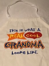 Cool Grandma Apron By Attitude Aprons L.A. Imprints Made In USA NWOT 