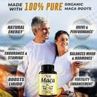 Organic Maca Root Capsules Black, Yellow, Red Strongest 1500 mg
