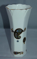 Vintage Irish Royal Tara Fine Bone China Celtic Book of Kells Design Bud Vase