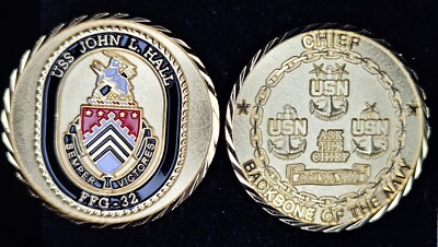 FFG-32 USS JOHN L HALL CPO MESS - Navy Challenge Coin