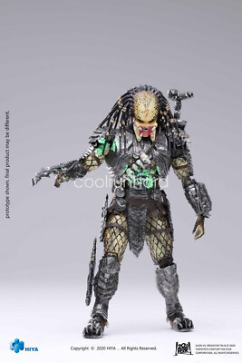 Hiya LP0073 AVP Alien VS Predator Final Battle Scar Predator 1/18