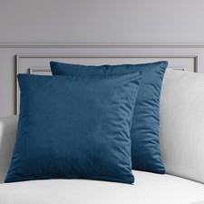 18 x 18 Velvet Cushion Covers or Filled Cushions Pack of 4 Decorative Sofa Throw