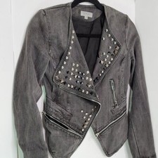 S.y.l.k Studded Denim Jacket