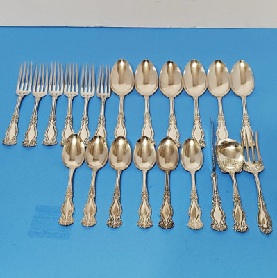WM Rogers & Son AA Silverplate – Vtg -Ornate Scroll Flatware Baroque ...
