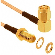 12.0 inch 304.8mm RG-316 SMA Female Jack to SMA Male Plug, Right Angle Coaxia