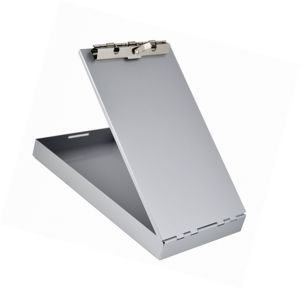 Aluminum Clipboard Storage Redi Rite Saunders Case Top Open Heavy Duty