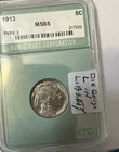 1913 TYPE 2 BUFFALO SUPER GEMBU  M .S 65 BRIGHT LUSTER  A BEAUTIFUL STRONG STUCK