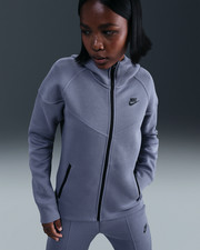 NIKE Sportswear Tech Fleece Windrunner Zip Up Hooded Cotton Women's Small Jacket