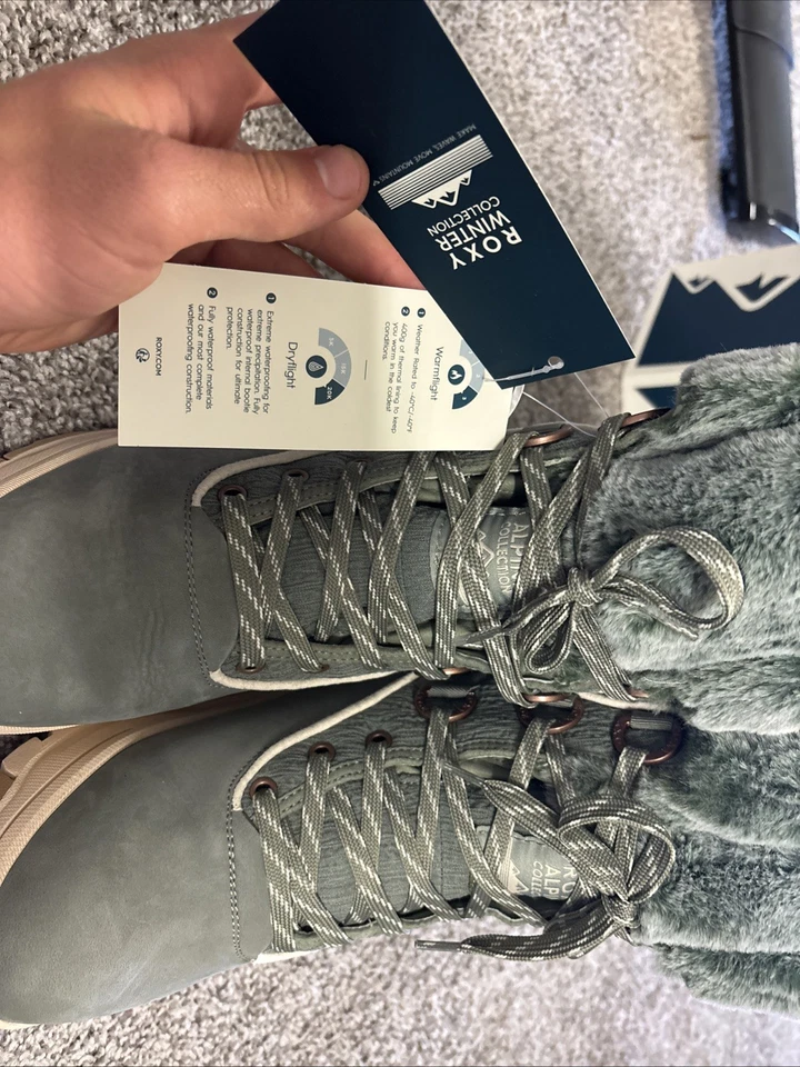 Botas para mujer Roxy Yuma Alpine de piel sintética de cuero NUEVAS (150$ botas por 98$) Foto 4 de 4